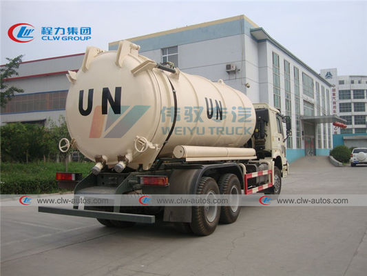 Sinotruk Howo 6X6 10000L 12000L Sewer Cleaning Truck With Full Wheel Drive