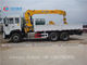 Sinotruk Howo 6x4 8T 10 Wheel Truck Mounted Telescopic Boom Crane