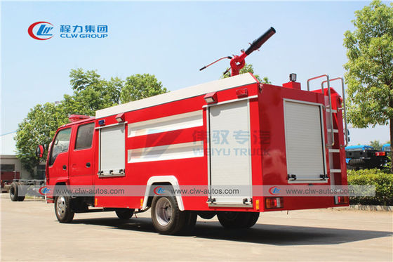 ISUZU 600P 3T Fire Fighter Truck With Water And Foam Tank