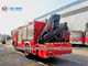 Howo 4x2 Emergency Rescue Fire Truck With Folding Crane