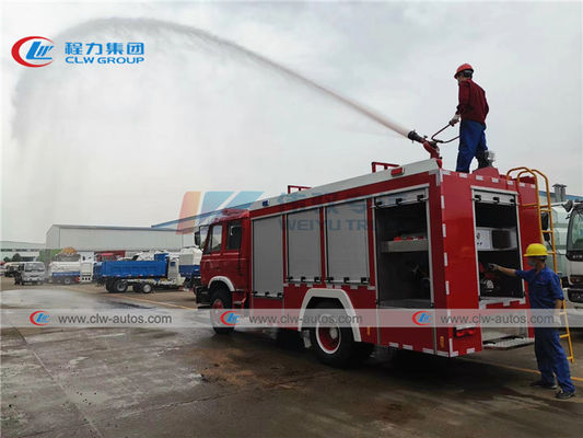 Dongfeng 190HP 6T 8T Water Tank Fire Fighting Truck