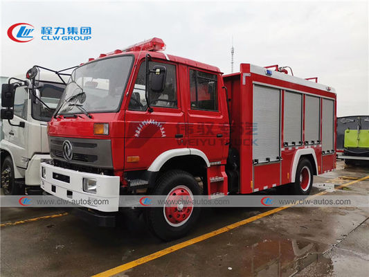 Dongfeng 190HP 6T 8T Water Tank Fire Fighting Truck