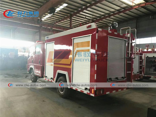 LHD Howo 116HP 6 Tires Firefighter Truck With 3000L Water Tank