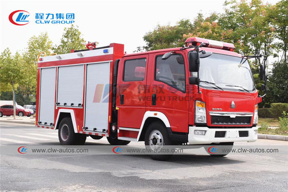 Howo 3000L Water Foam Tank Firefighting Apparatus