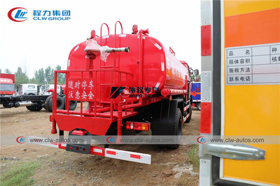 Dongfeng 170HP 8m3 Carbon Steel Water Tanker Fire Brigade Truck