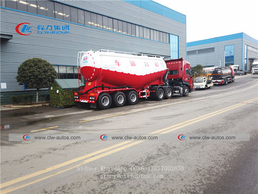 27.5cbm Carbon Steel Tanker 3 Axle Semi Trailer With Truck Head