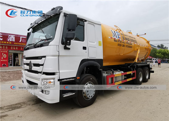 20CBM Howo 371HP 6x4 Vacuum Sewer Suction Truck