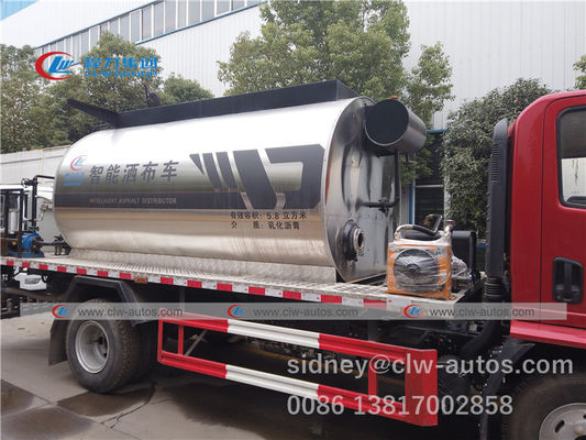 Shacman 4x2 5800L 6T Bitumen Spreader Truck For Paving Road