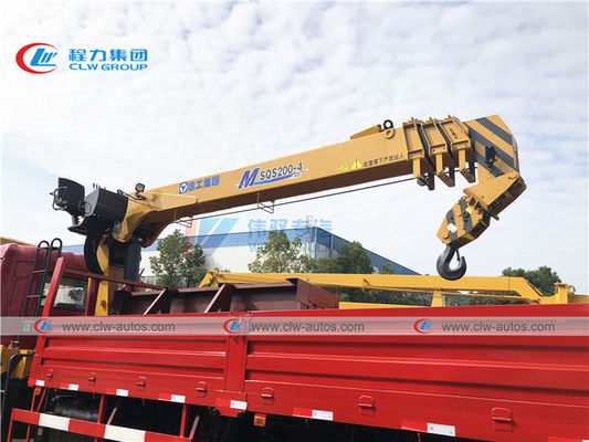 Dongfeng 190HP Truck Mounted XCMG 8 Tons Straight Boom Crane