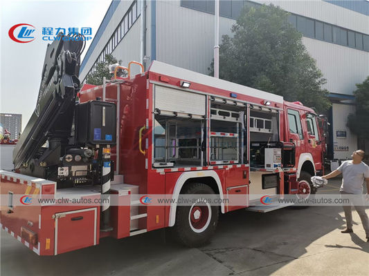 Sinotruk Howo 336HP 5T Rescue Fire Truck With Winch