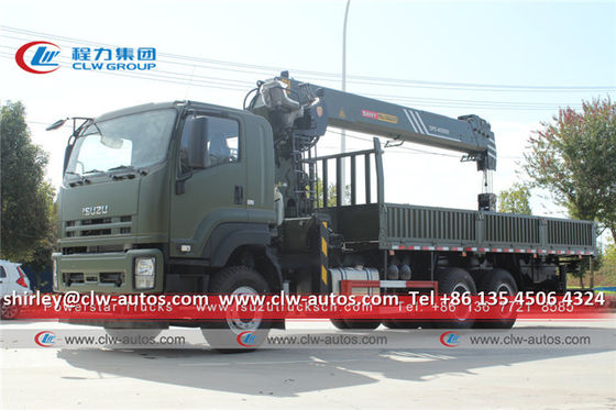 ISUZU 6x4 Truck Mounted 16 Tons Palfinger Telescopic Boom Crane