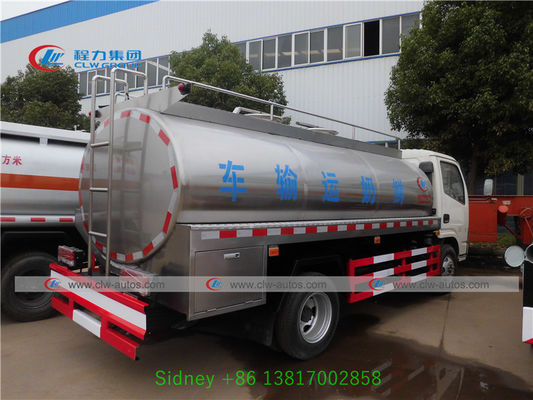 Dongfeng 4x2 6m3 8m3 Stainless Steel Tank Milk Delivery Truck