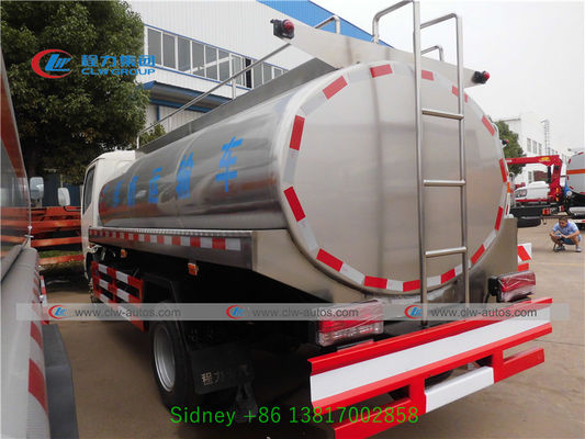 Dongfeng 4x2 6m3 8m3 Stainless Steel Tank Milk Delivery Truck