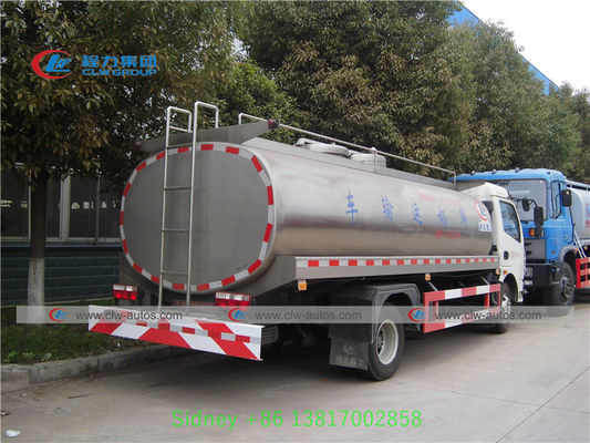 Dongfeng 4x2 6m3 8m3 Stainless Steel Tank Milk Delivery Truck