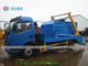 5cbm Self Loading Dongfeng Swing Arm Garbage Truck With Hanging Chain