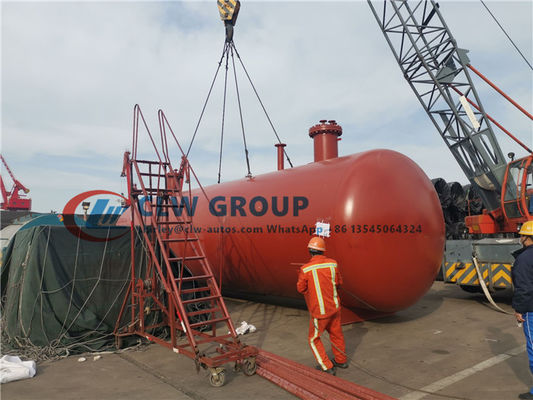 Carbon Steel 80000L 40MT Buried LPG Gas Storage Tank