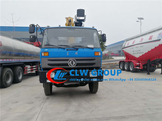 Dongfeng 6x4 8.5M Fence Truck With 10T Straight Arm XCMG Crane