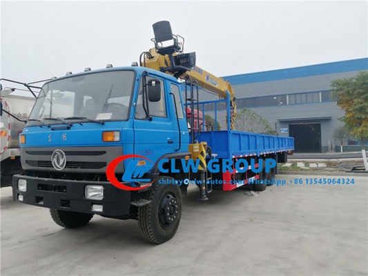 Dongfeng 6x4 8.5M Fence Truck With 10T Straight Arm XCMG Crane