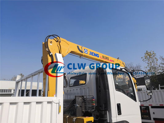 RHD Howo 3.2 Tons Straight Arm Truck Mounted Hydraulic Crane