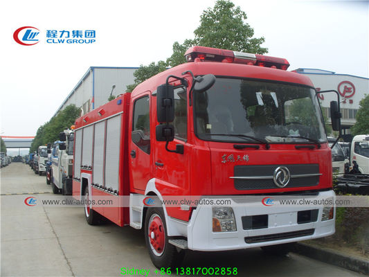 Dongfeng Tianjin 4x2 8000L Water Tank Fire Rescue Truck