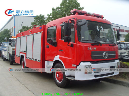 Dongfeng Tianjin 4x2 8000L Water Tank Fire Rescue Truck