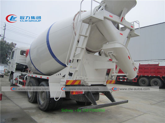 10 Wheels 6x4 10cbm SHACMAN Concrete Mixer Truck