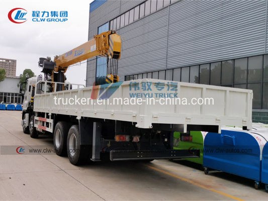 Isuzu Giga 8x4 Truck Mounted Hydraulic Telescopic Straight Boom Crane