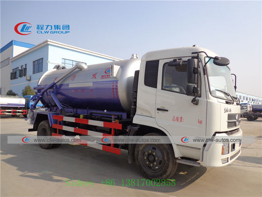 Dongfeng Tianjin 4x2 4x4 LHD Vacuum Sewage Suction Tanker Truck