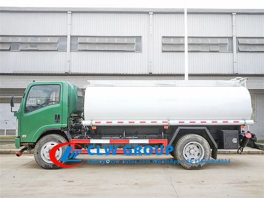 8T 10T ISUZU 190HP Carbon Steel Oil Tanker Truck