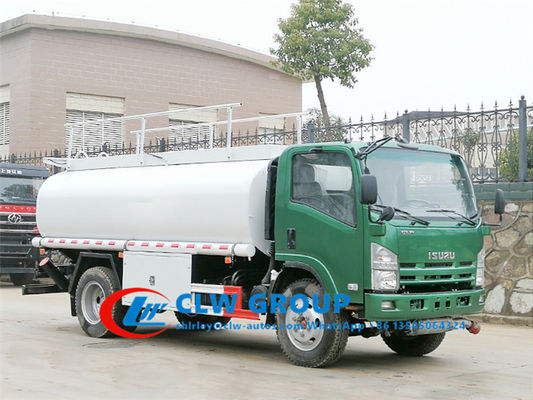 8T 10T ISUZU 190HP Carbon Steel Oil Tanker Truck