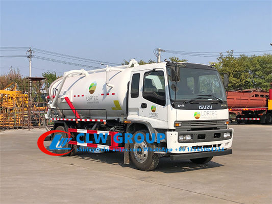 ISUZU FTR 10000L Stainless Steel Vacuum Sewage Suction Truck