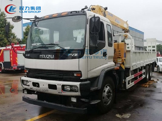 Left Hand Drive Isuzu 6X4 Truck Mounted Telescopic Crane