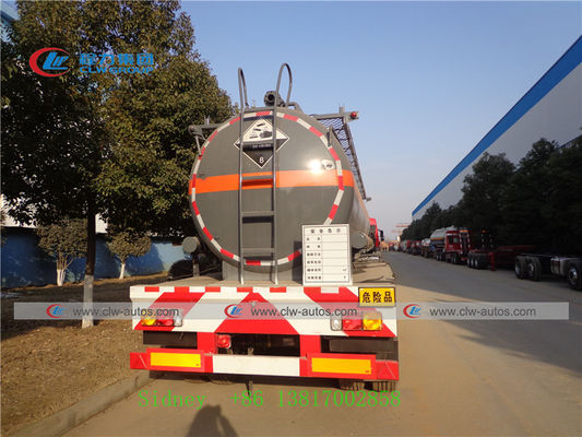 24000L 3 Axle Hydrochloric Acid Sulfuric Acid Liquid Tank Trailer