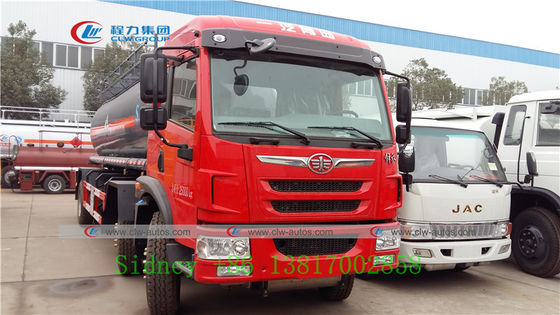 FAW 6X2 Chemical tanker delivery Truck For Hydrochloric Acid