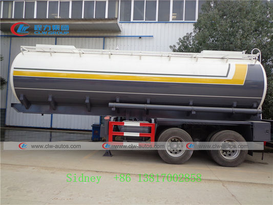 2 Axle Anti Corrosion HCl Chemical Liquid Tanker Semi Trailer