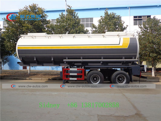 2 Axle Anti Corrosion HCl Chemical Liquid Tanker Semi Trailer