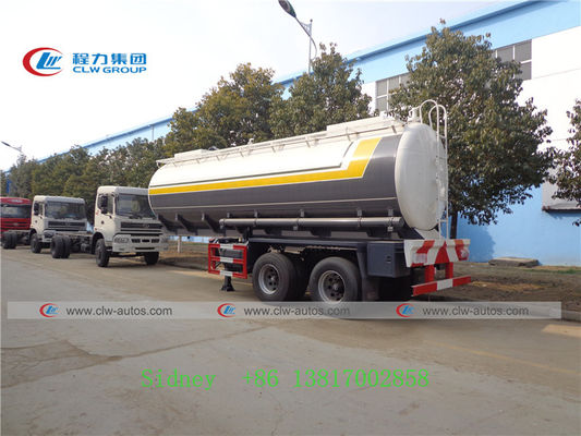 2 Axle Anti Corrosion HCl Chemical Liquid Tanker Semi Trailer