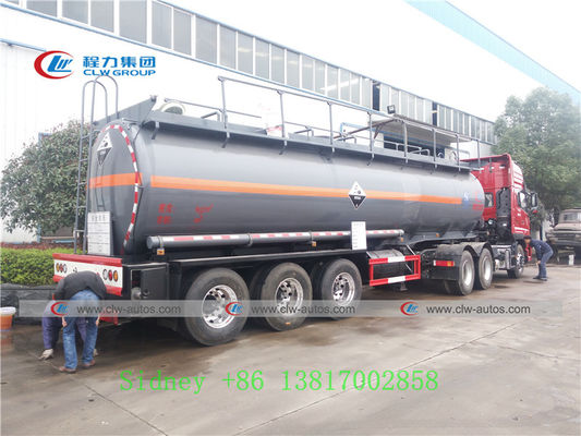 Shacman M3000 6X4 3 Axle 21cbm Sulfuric Acid Tank Semi Trailer