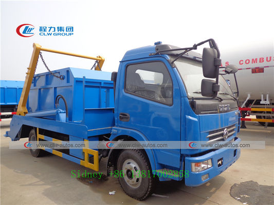 Dongfeng 4x2 5tons 5cbm 5000liters Swing Arm Garbage Truck for sanition services