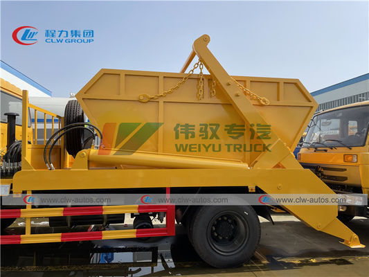 LHD 10cbm Swing Arm Roll Off Container Garbage Truck