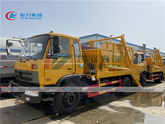 LHD 10cbm Swing Arm Roll Off Container Garbage Truck