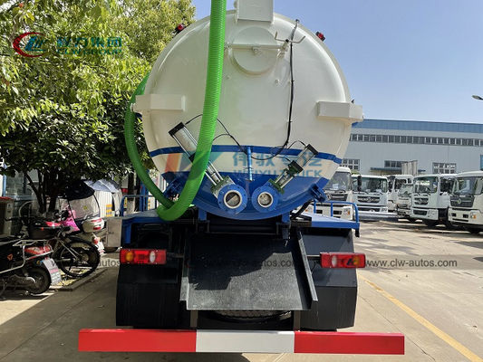 Dongfeng 4X2 6 Wheel 8 10 12cbm Sewage Suction Truck