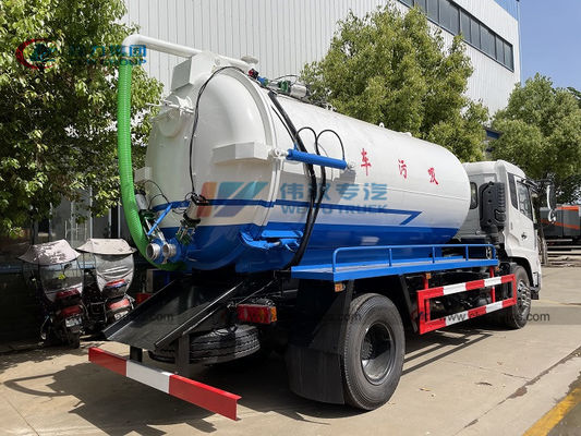 Dongfeng 4X2 6 Wheel 8 10 12cbm Sewage Suction Truck