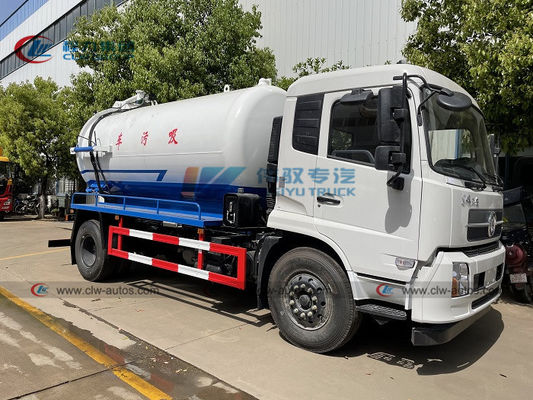 Dongfeng 4X2 6 Wheel 8 10 12cbm Sewage Suction Truck