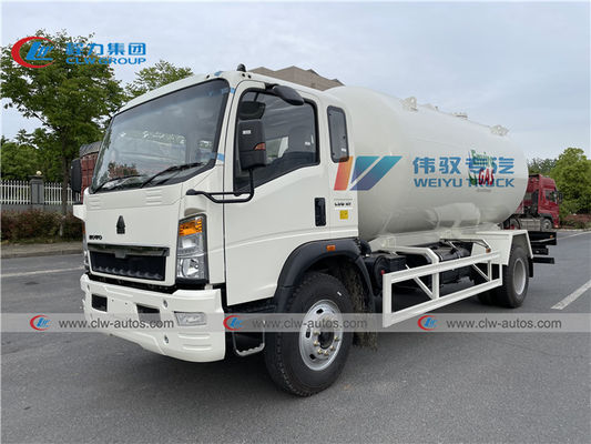 HOWO 15000 Liters LPG Dispenser Truck For Cylinder Refilling