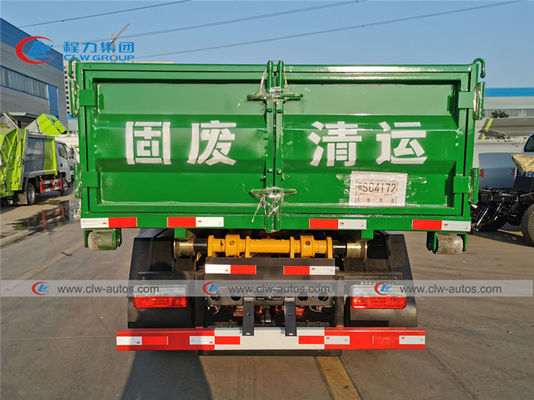 6t Dongfeng Hydraulic Hook Lift Garbage Truck With Auto Tipping