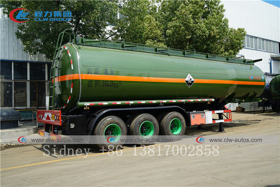 36cbm Q345 Mild Steel Liquid Ammonia Tanker Semi Trailer