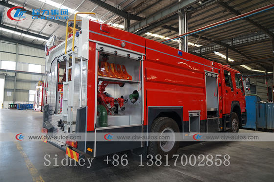 Sinotruk HOWO 4X2 6cbm Water Foam Tank Firefighter Truck