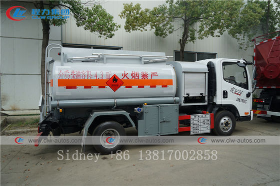 FAW 4X2 5m3 Q235 Carbon Steel Fuel Dispenser Truck