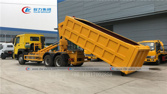 Sinotruk HOWO 6X4 RHD Hydraulic Hook Lift Garbage Truck